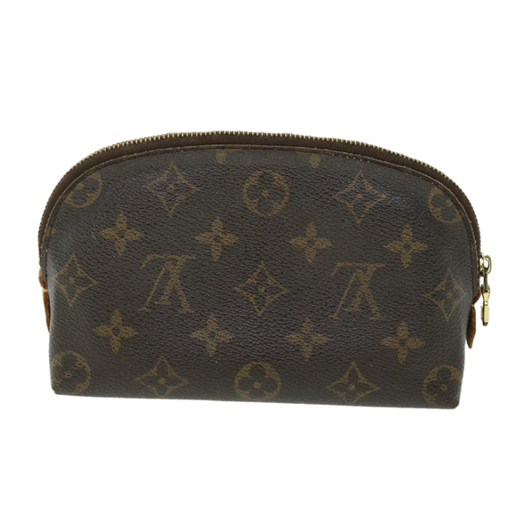 LOUIS VUITTON Monogram Pochette Cosmetic PM Cosmetic Pouch M47515 LV Auth 51146 - Picture 2 of 16
